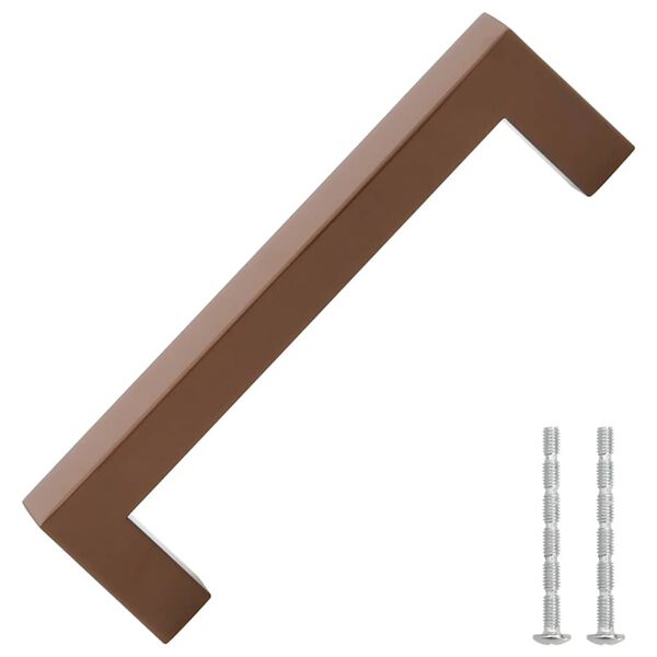 vidaXL Skaph&aring;ndtak 10 stk bronse 128 mm rustfritt st&aring;l