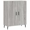 vidaXL Highboard gr&aring; sonoma 69,5x34x180 cm konstruert tre