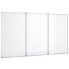 vidaXL Magnetisk tavle sammenleggbar 120x100x1,7 cm aluminium