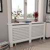 vidaXL Radiatordeksler 2 stk hvit 172x19x81,5 cm MDF