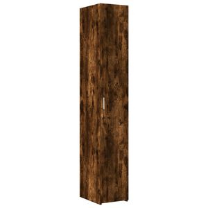 vidaXL Hylle r&oslash;kt eik 30x42,5x185 cm konstruert tre