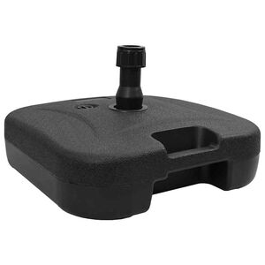 vidaXL Parasollfot Svart 45 x 45 x 29,5 cm H&oslash;y densitet polyetylen