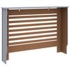 vidaXL Radiatordeksel antrasitt 112x19x81,5 cm MDF