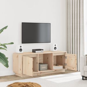 vidaXL TV-benk 110,5x35x44 cm heltre furu