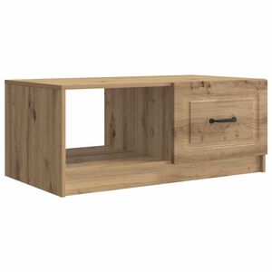 vidaXL Kaffebord Artisan eik 90 x 50 x 37 cm Konstruert tre