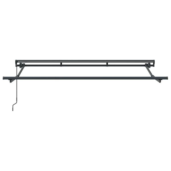 vidaXL Manuell utskiftbar markise Gul, Oransje og Hvit 3,5 x 2 m