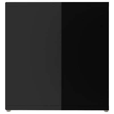 vidaXL TV-benker 2 stk høyglans svart 142,5x35x36,5 cm sponplate