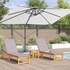 vidaXL Kipp Roma Parasol Beige og svart 352 x 251 x 260 cm