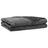 vidaXL Vektet Teppe Antrasitt 150 x 200 cm 7 kg 100% Bomull 205T