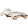 vidaXL Sengestamme Naturlig 100 x 200 cm Massiv furu