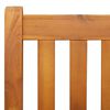 vidaXL Svingbenk Brun 110 x 56 x 58.5 cm Solid akasietre