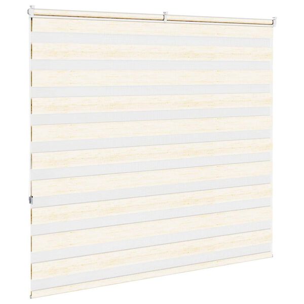 vidaXL Sebragardin marmor beige stoff bredde 150,9 cm polyester
