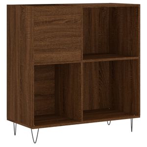 vidaXL Hifi-benk brun eik 84,5x38x89 cm konstruert tre