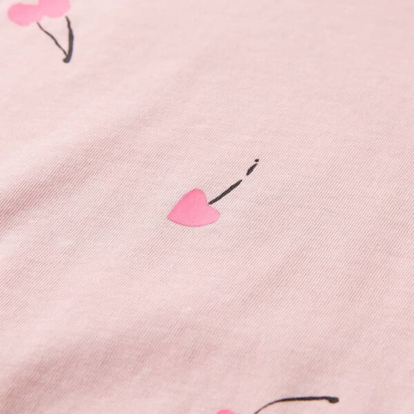 T-skjorte for barn lyserosa 116