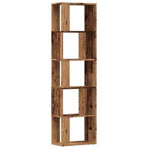 vidaXL Bokhylle gammelt tre 45x24x159 cm konstruert tre