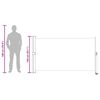 vidaXL Uttrekkbar sidemarkise 140 x 300 cm brun