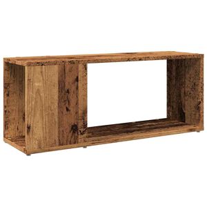 vidaXL TV-benk gammelt tre 80x24x32cm konstruert tre