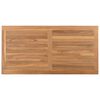 vidaXL Kaffebord Brun 110 x 55 x 45 cm Heltre teak