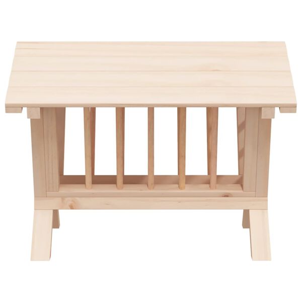 vidaXL H&oslash;ymater for kanin 44x33x33 cm heltre gran