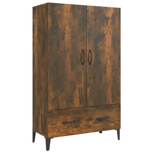 vidaXL Highboard r&oslash;kt eik 70x31x115 cm konstruert tre