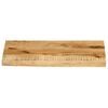 vidaXL Bordplate 60x30x2,5 cm naturlig kant grovt heltre mangotre