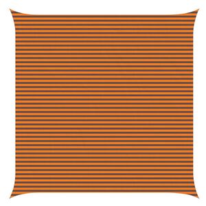 vidaXL Solskygge seil Oransje og Brunt 6 x 6 m 100% polyester Oxford