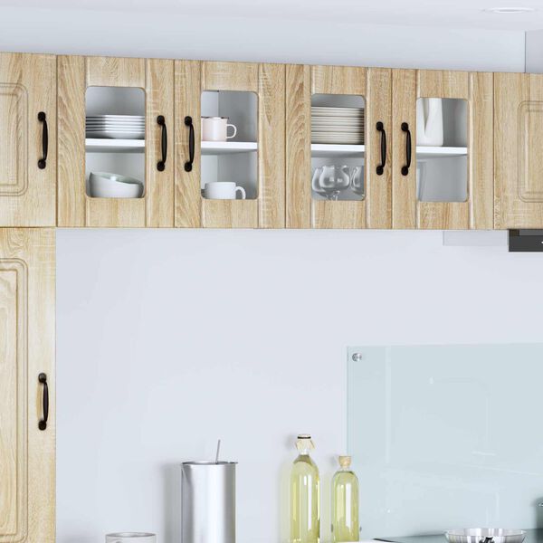 vidaXL Kj&oslash;kkenskap Lucca Sonoma eik 60 x 31 x 40 cm Konstruert tre