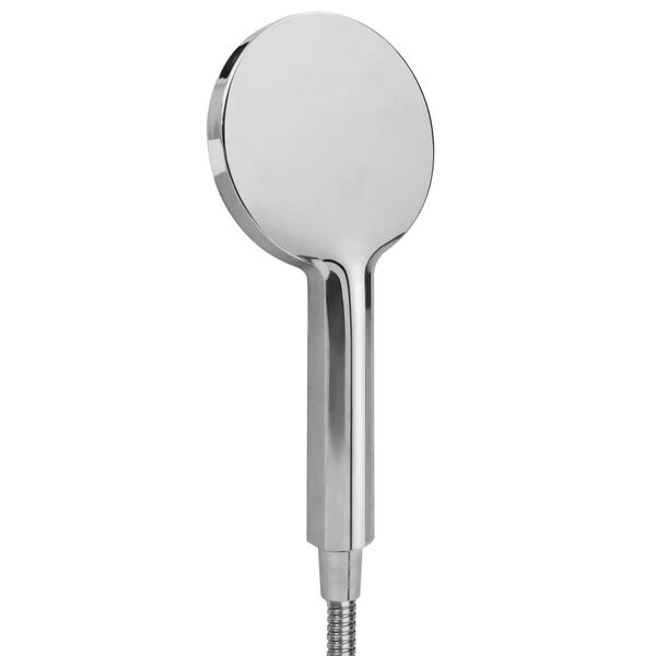 vidaXL H&aring;ndholdt dusjhode med 1,5 m slange krom