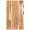 vidaXL Bordplate heltre akasie 100x(50-60)x3,8 cm