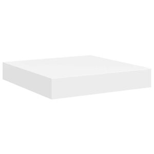 vidaXL Flytende vegghylle hvit 23x23,5x3,8 cm MDF