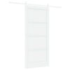 vidaXL Skyved&oslash;r 93 x 202 cm Konstruert tre Hvit