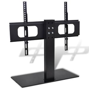vidaXL TV-stativ med base jern svart 32"-70