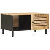 vidaXL Kaffebord Naturlig 80 x 50 x 40 cm Massiv mango tre