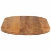 vidaXL Bordplate 140x60x2,5 cm oval heltre mango