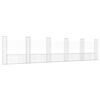 vidaXL Gabionkurv u-formet med 6 stolper 620x20x150 cm jern