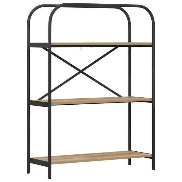 vidaXL Bokhylle Artisan Eik 80 x 30 x 109 cm Konstruert tre