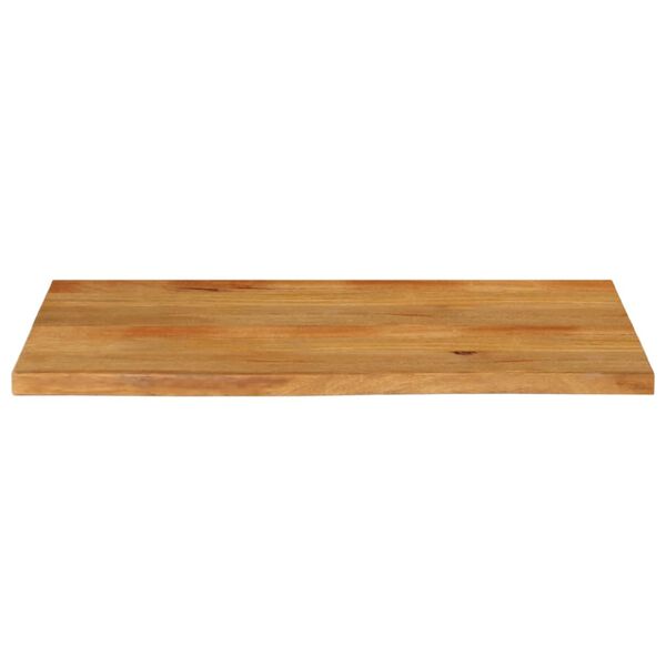 vidaXL Bordplate 120x60x2,5 cm naturlig kant heltre mango