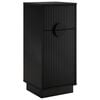 vidaXL Serviesskap VENRAY Svart 35 x 33 x 77,5 cm Konstruert tre
