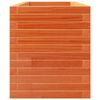 vidaXL Plantekasse voksbrun 110x40x49,5 cm heltre furu