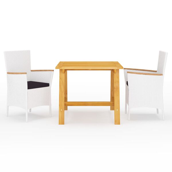 vidaXL Utend&oslash;rs spisestue 3 deler