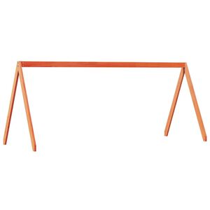 vidaXL Tak for barneseng voksbrun 209x95,5x88 cm heltre furu