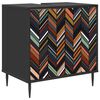 vidaXL Baderomsskap OMMEN Svart eik 60 x 40 x 61 cm Konstruert tre