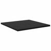 vidaXL Bokhyllebrett 4 pcs Svart 40 x 40 x 1,5 cm Konstruert tre