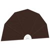 vidaXL Balkong privat skjerm &Oslash; 320 cm Polyester Brun