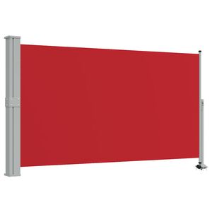vidaXL Uttrekkbar sidemarkise 140 x 300 cm r&oslash;d