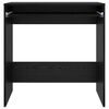vidaXL Skrivebord med skuff Svart Eik 77,5 x 43 x 79 cm Konstruert tre
