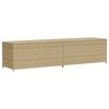vidaXL Putekasse blandet beige 469L cm polyrotting
