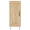 vidaXL Highboard sonoma eik 34,5x34x180 cm konstruert tre