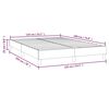 vidaXL Boxspring-sengeramme svart 135x190 cm Double stoff