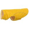 vidaXL Hunde regnfrakk med refleksstrimler polyester gul 3XL